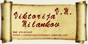 Viktorija Milankov vizit kartica